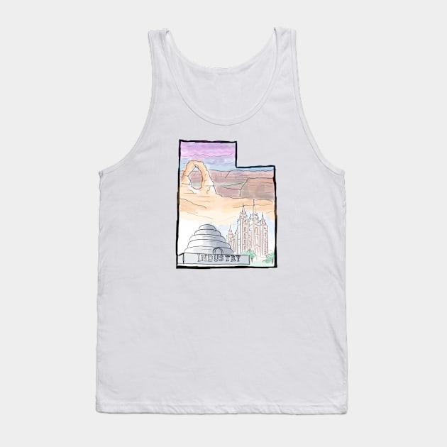 Utah Tank Top by TwoBroads